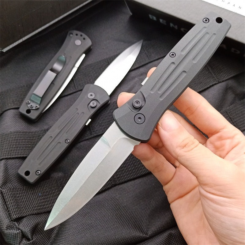 BM3551 Black Stonewashed 154CM Steel Outdoor Folding Tool