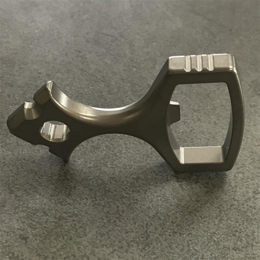 Versatile Titanium Bottle Opener Portable EDC Tool