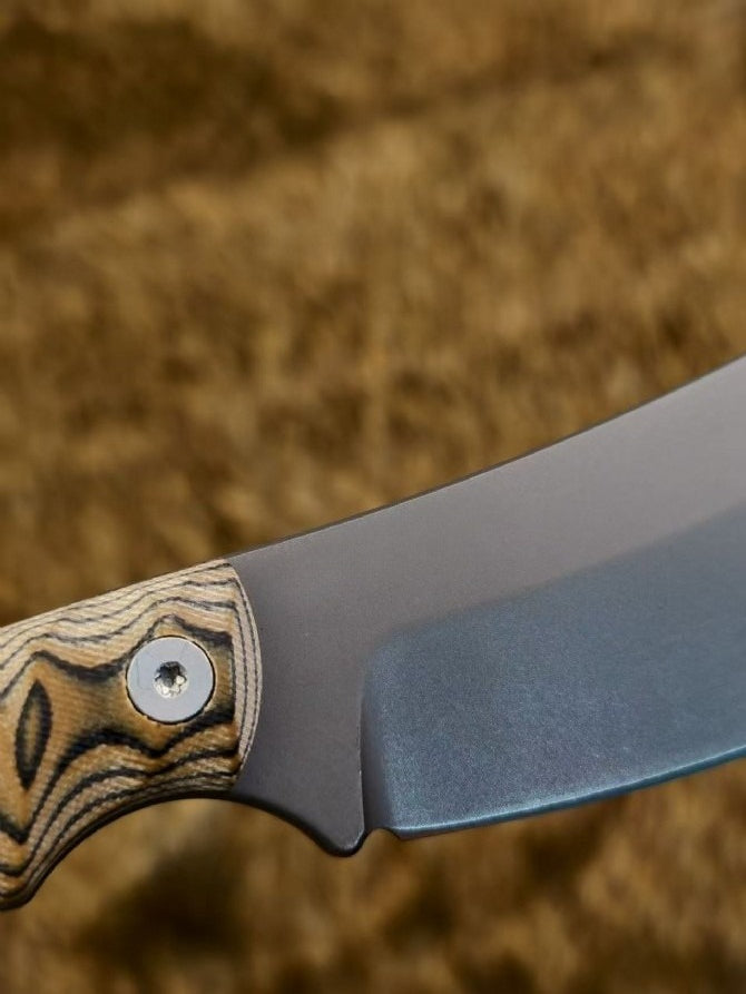 USA-10 Steel Dual-tone G10 Sand-colored K-sheath Outdoor Tool