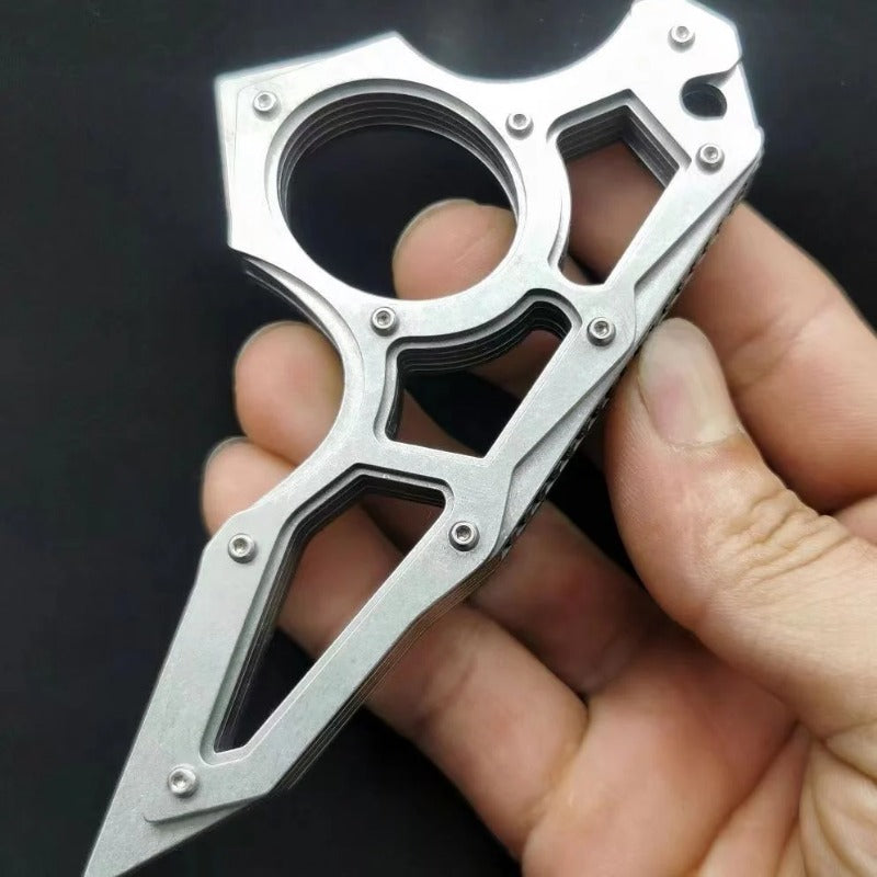Dragon Teeth-Steel Outdoor Single Hole EDC Tool