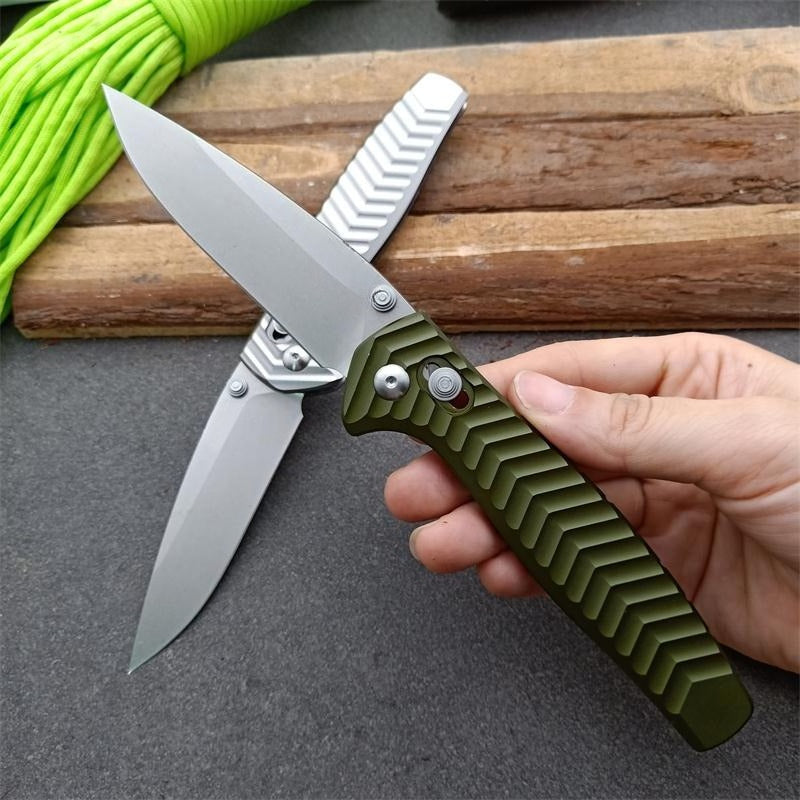 BM781 Green D2 Steel Folding Outdoor Tool