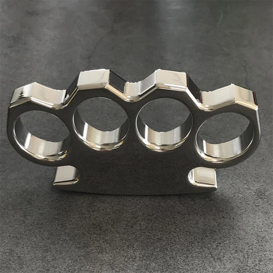 The King Classic Mirror Steel Knuckle Duster Self Defense EDC Tool