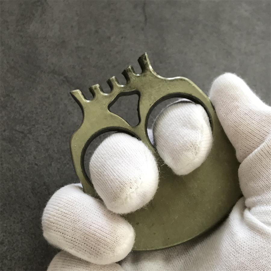 Skull Two-Finger Knuckle Duster EDC Decoration