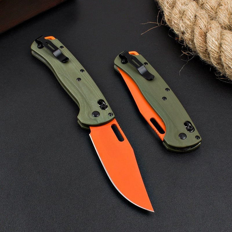 BM15535 Green G10 Handle Outdoor Folding Tool