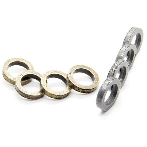 Zinc Alloy Folding Brass Knuckles Self Defense Tools For Women